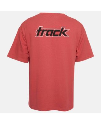 Men's Logo Print Cotton Knit Crew Neck T-Shirt