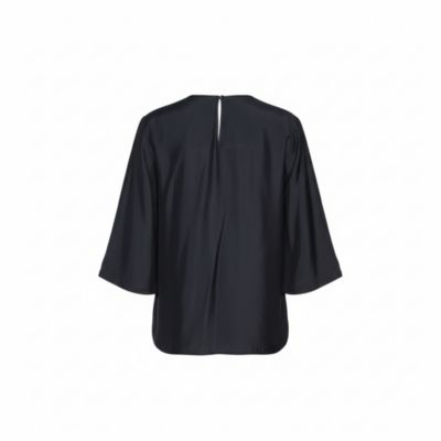 Women's Sateen Gathered Neck Faye Top