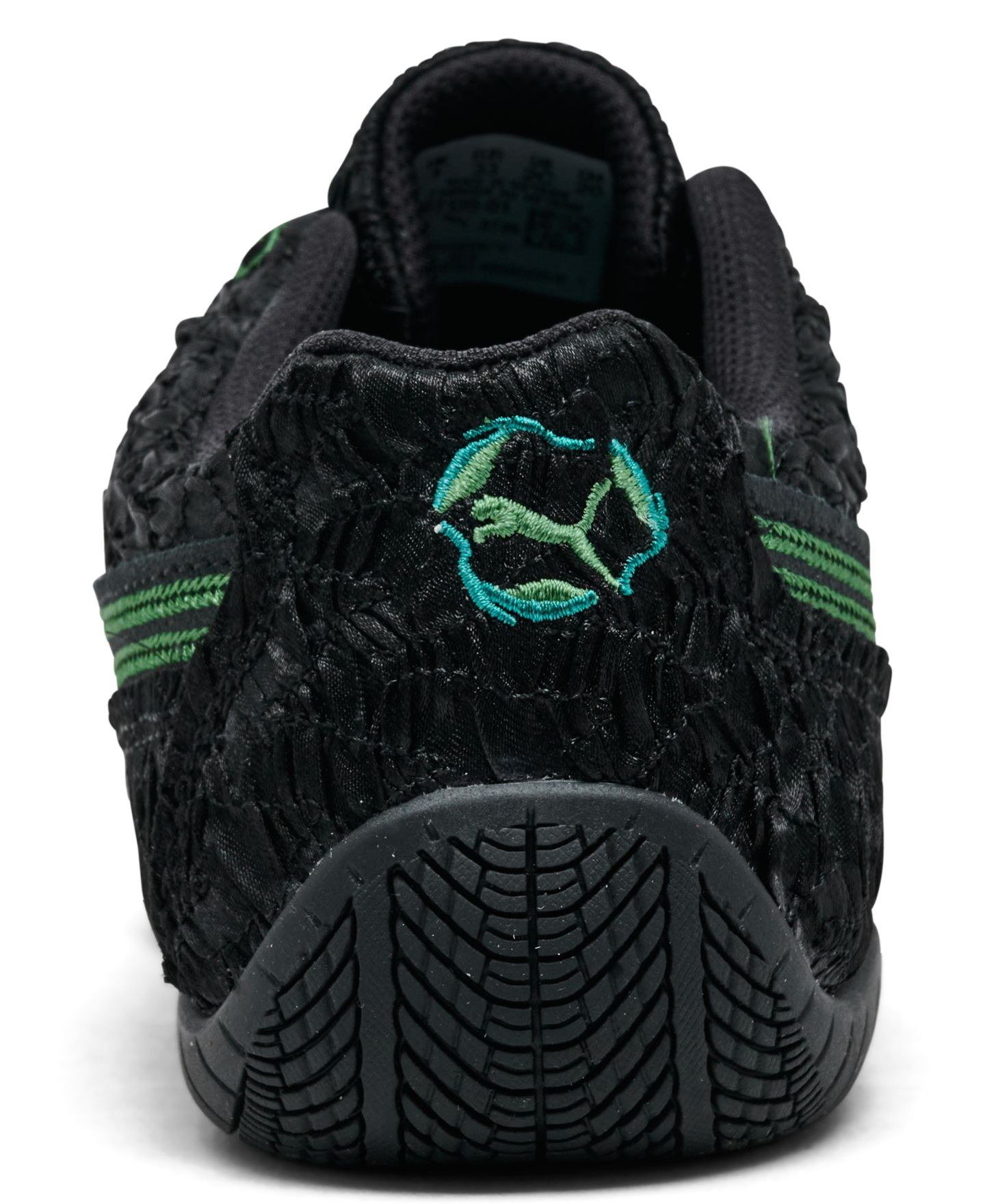 Кроссовки PUMA x Wicked Speed Cat OG 'Elphie' Casual для девочек, цвет: Чёрный / Тёмно-зелёный — фото 5