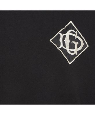 Men's Embroidered Cotton Knit Crew Neck T-Shirt