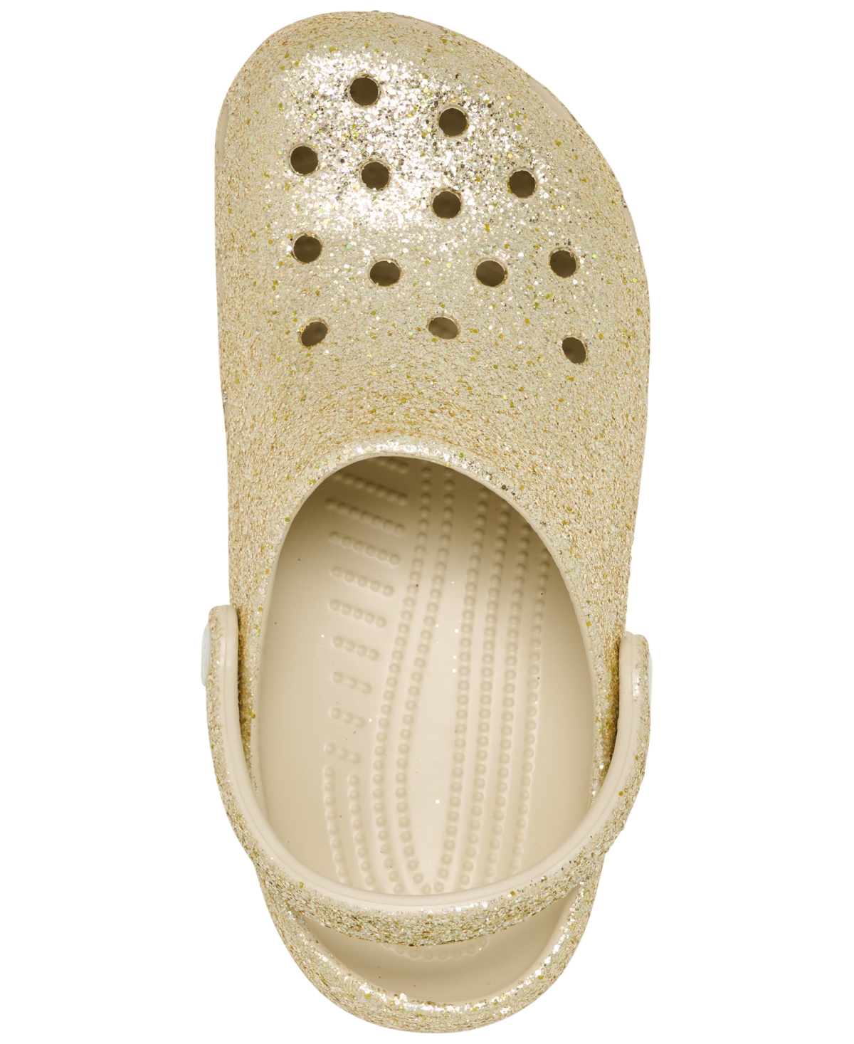 Crocs Little Girls Chunky Glitter Classic Clogs from Finish Line
