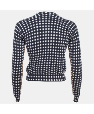 Women's Multicolor Printed High Neck Knit Top