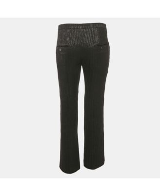 Women's Black Lurex Trousers