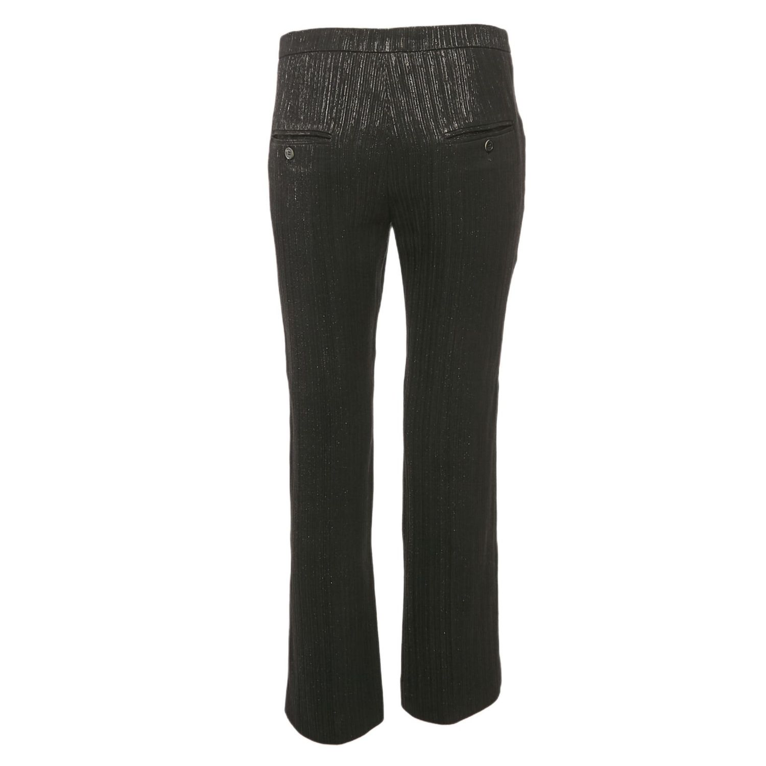 Women's Black Lurex Trousers