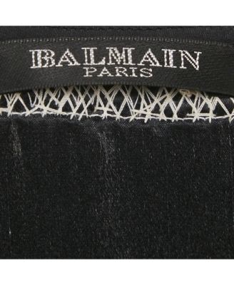 Women's Black Silk Stud Embellish Detail Tank Top