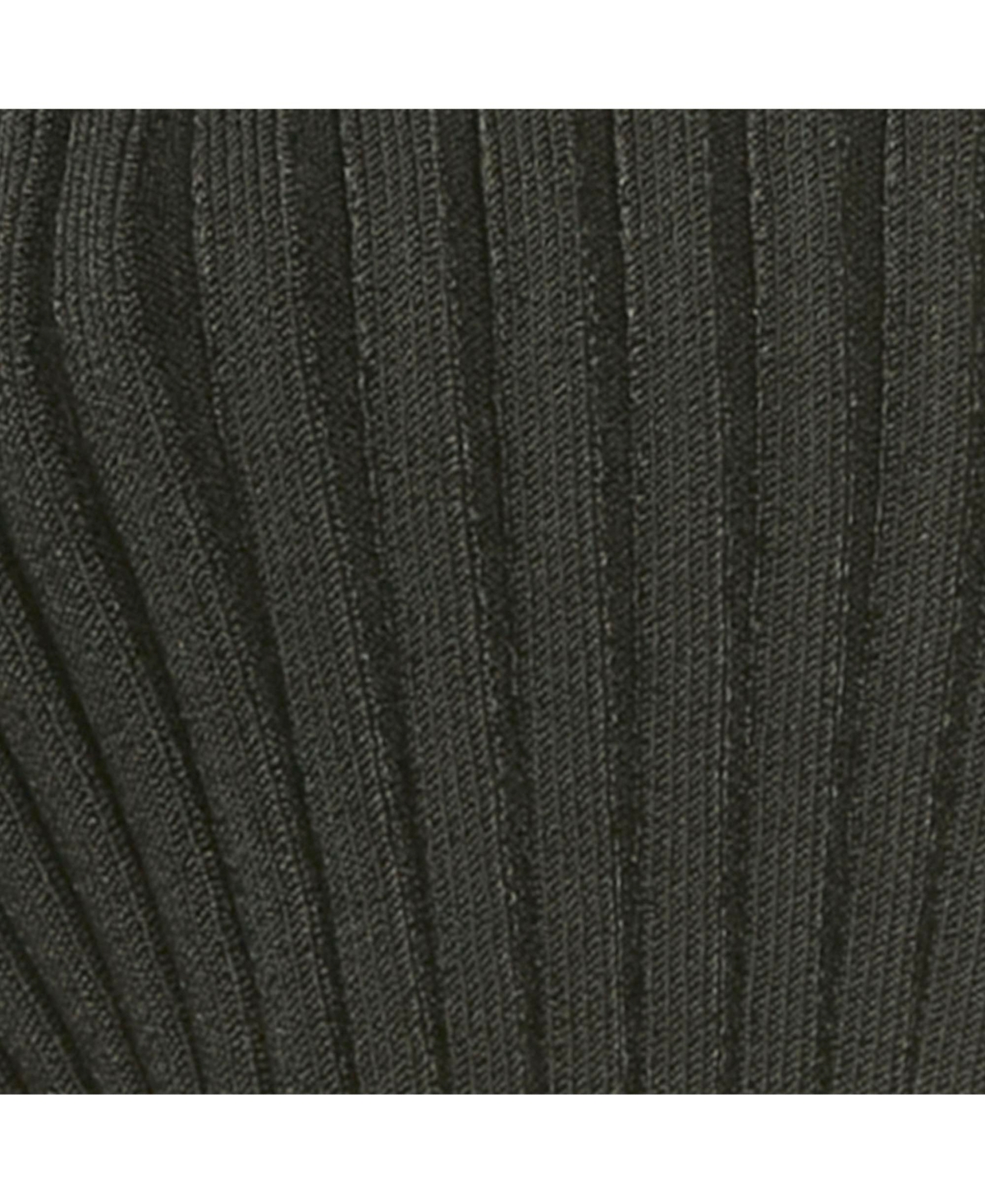 Pre-Owned Jacquemus Women's Black Rib Knit Logo Detail Crop Cardigan