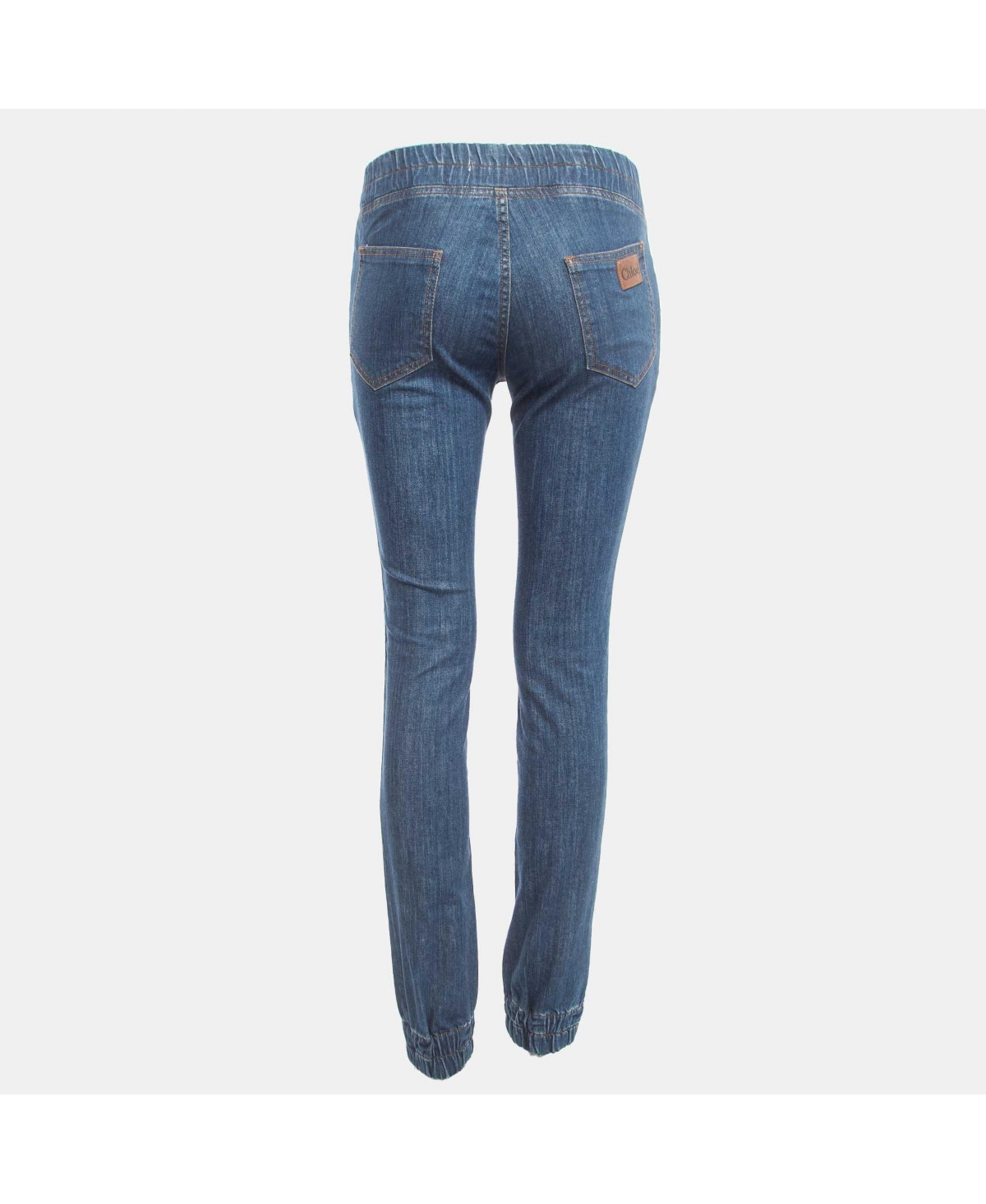 Pre-Owned Chloe Women's Blue Denim Elastic Jeans