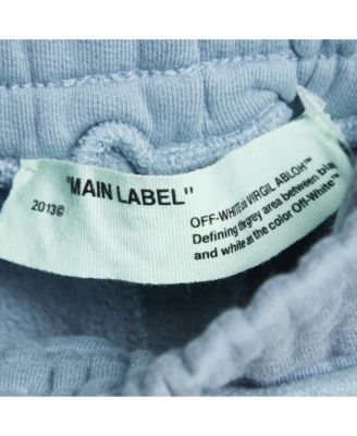 Women's Blue Cotton Wide Leg Sweatpants