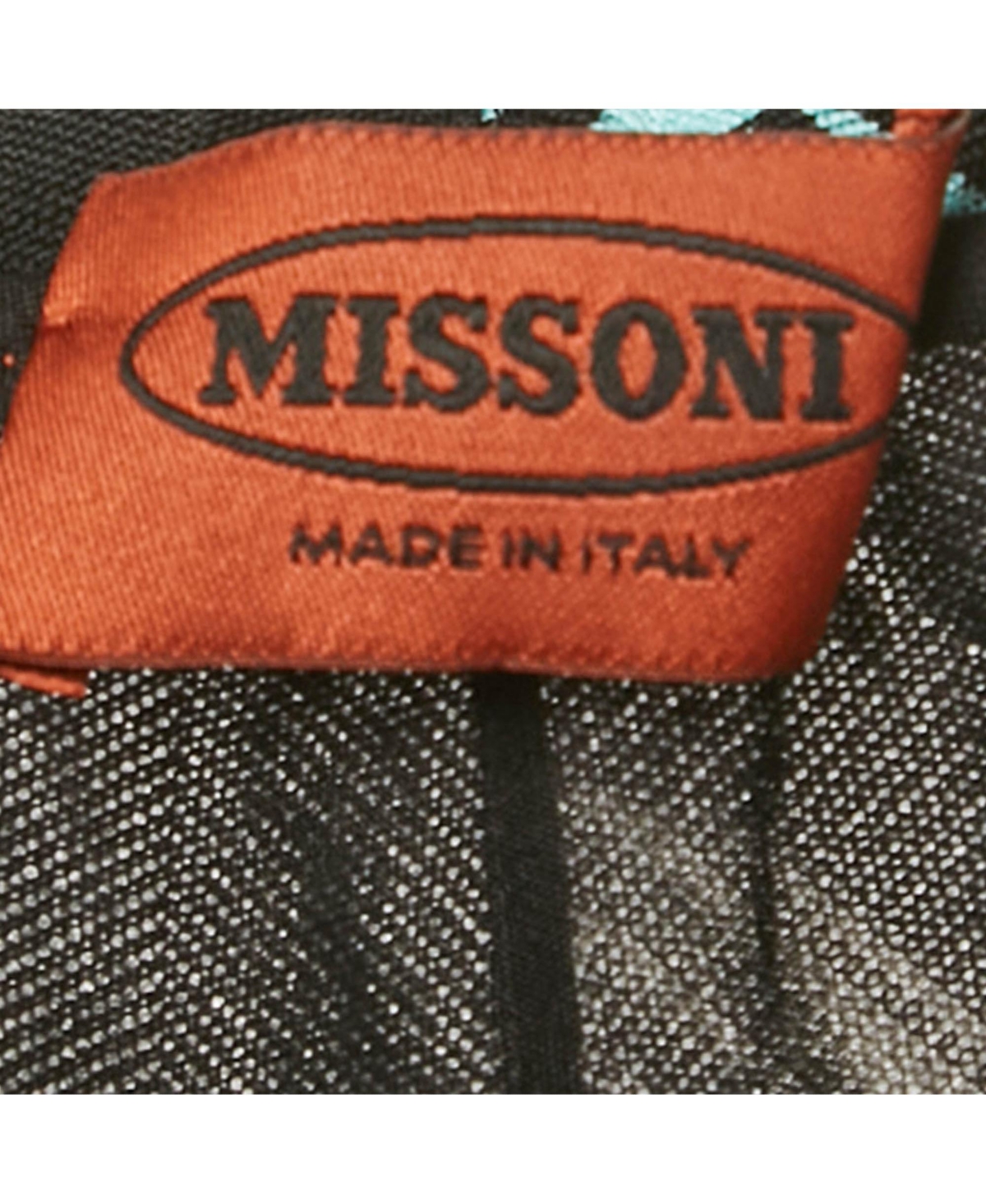 Pre-Owned Missoni Women's Multicolor Patterned Knit Parallel Pants