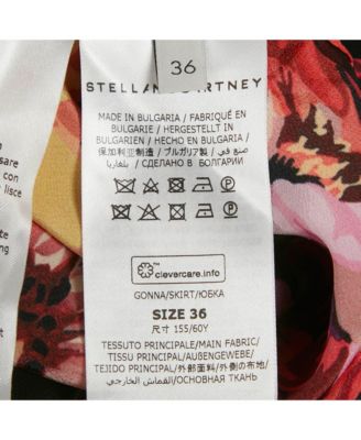 Women's Multicolor Floral Print Silk Wrap Style Skirt