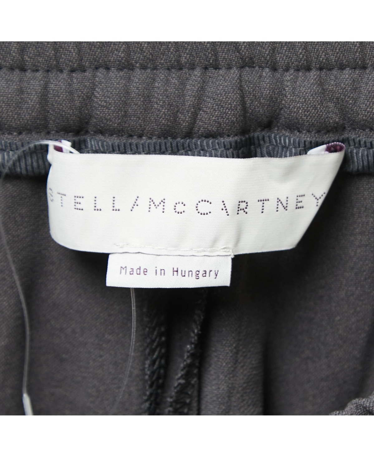 Pre-Owned Stella Mccartney Women's Grey Crepe Tapered Leg Pants