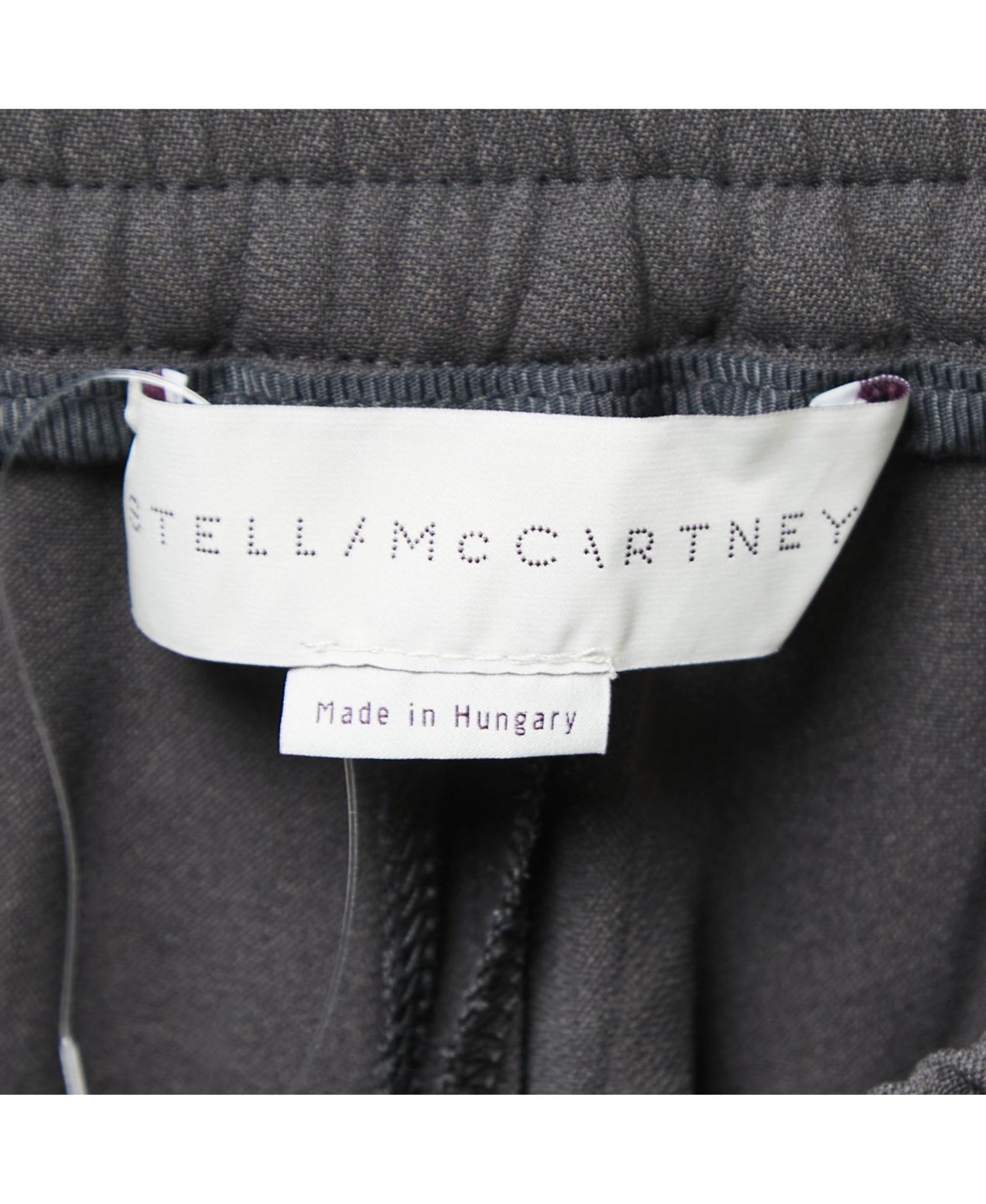 Women's Grey Crepe Tapered Leg Pants
