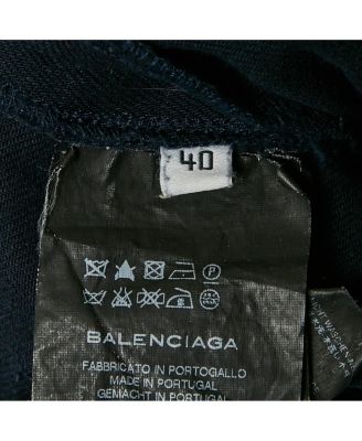 Women's Blue Cotton Gabardine Pants