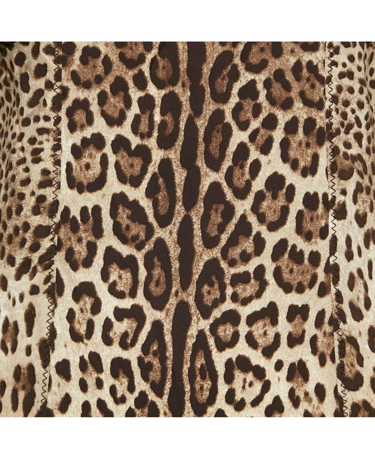 Pre-Owned Dolce & Gabbana Women's Brown Leopard Print Silk Blouse