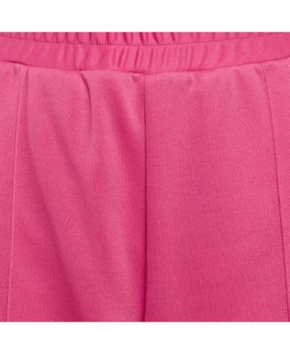 Women's Pink Cotton Jersey Side Striped Track Pants