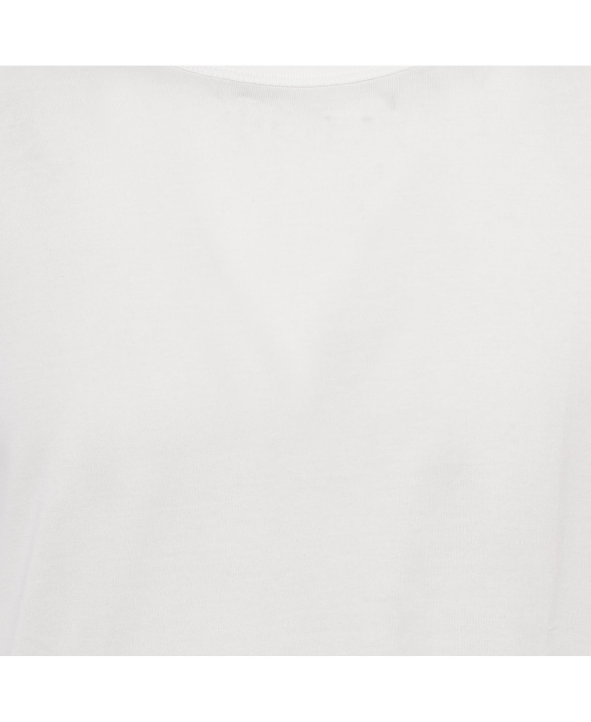 Pre-Owned Dolce & Gabbana Men's White Cotton Jersey Crewneck T-Shirt