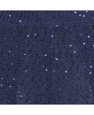 Women's Sequin Cotton Knit Jogger Pants