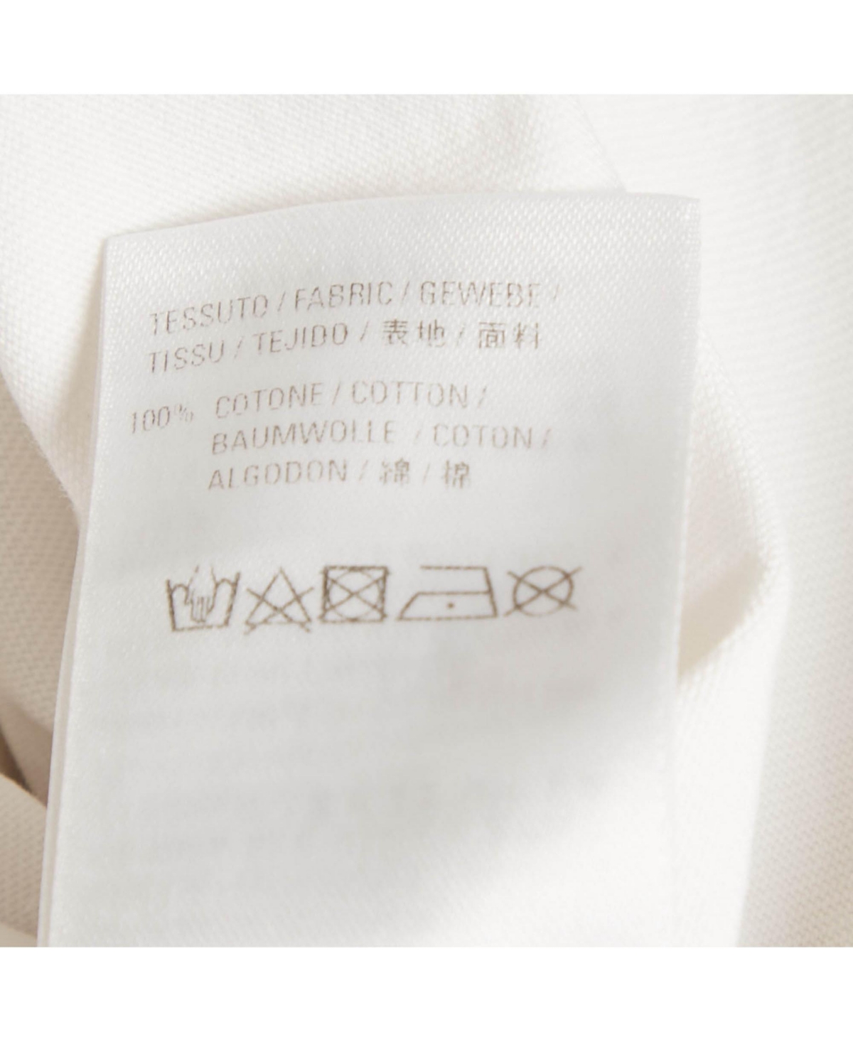 Pre-Owned Balenciaga Men's White Logo Embroidered Cotton T-Shirt