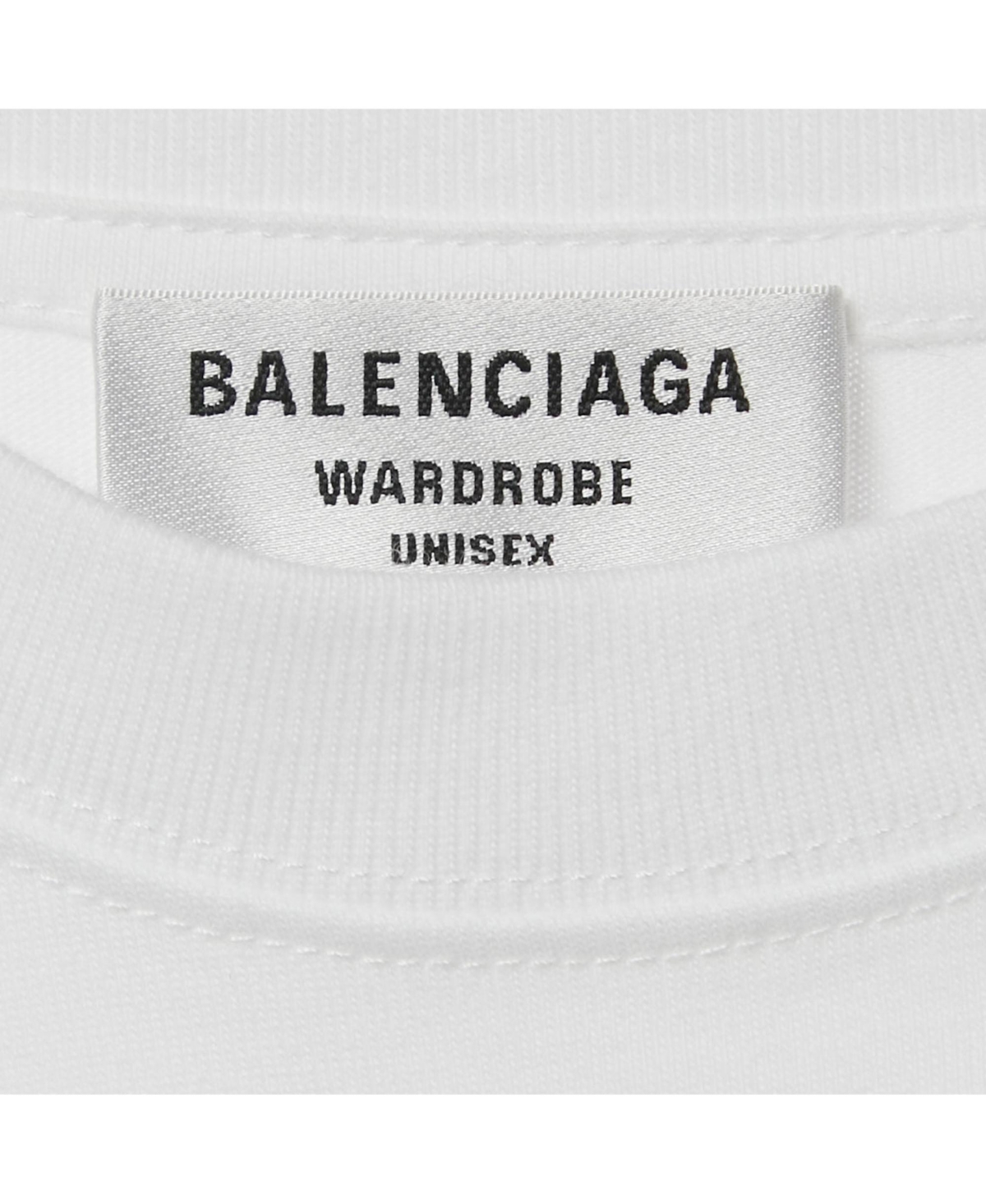 Pre-Owned Balenciaga Men's Unisex White Political Campaign Print Cotton T-Shirt