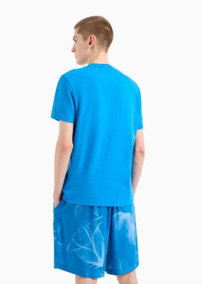 Men's Floral Print Cotton T-Shirt