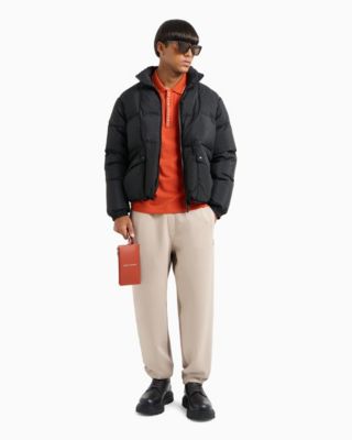 Men's Short Sleeve Logo Placket Polo Shirt