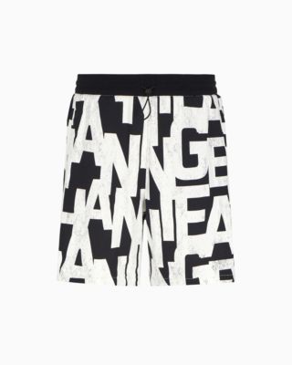 Men's Logo Print Drawstring Sweatshorts 