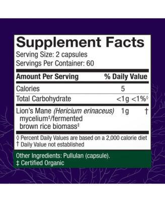 Lion's Mane (120 ct) & Turkey Tail (120 ct)