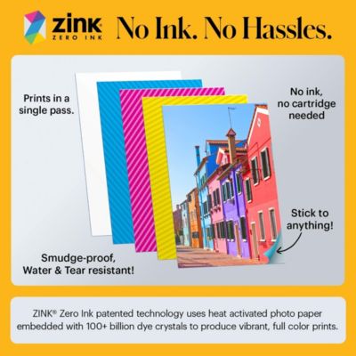 Printomatic+ Instant Print Camera 10MP, RGB LED, Zink Photo Prints