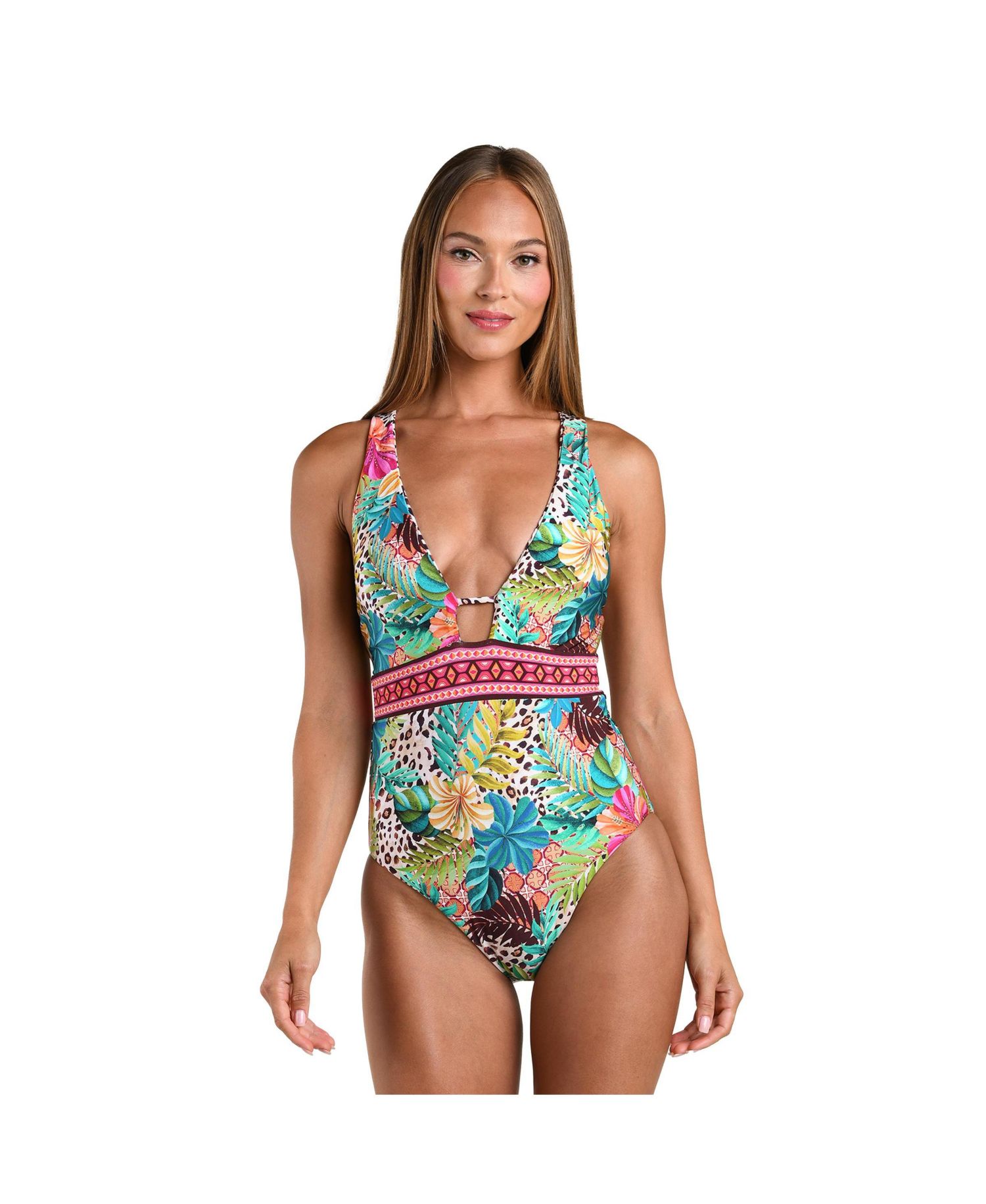 Women's Paradise Heat Reversible V Plunge One Piece