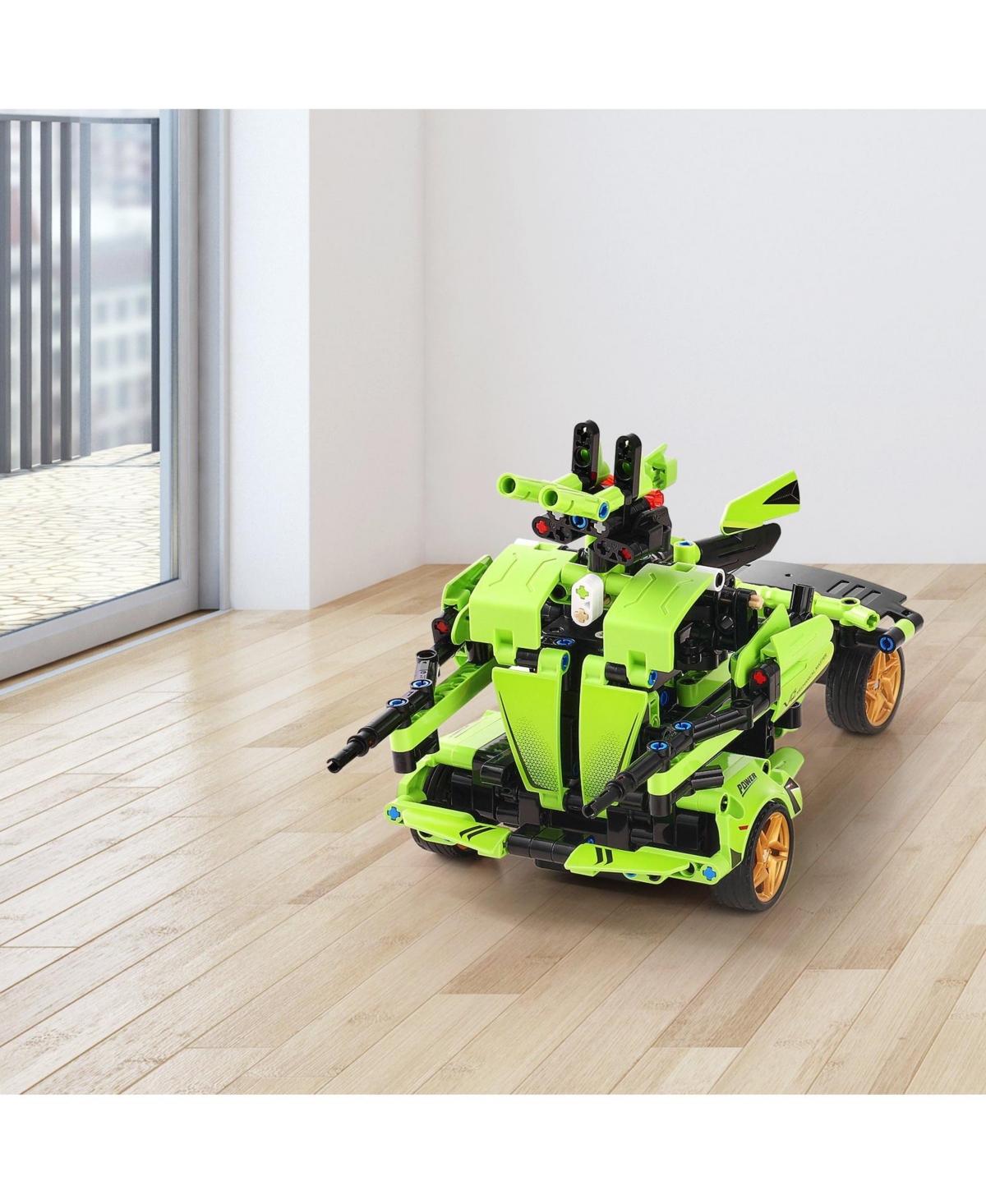 Mecale Stem Building Toys, 2-in-1 461PCS Rc Car Kit with Remote & App Control, Build Car or Robot, Educational Gift for Kids 6