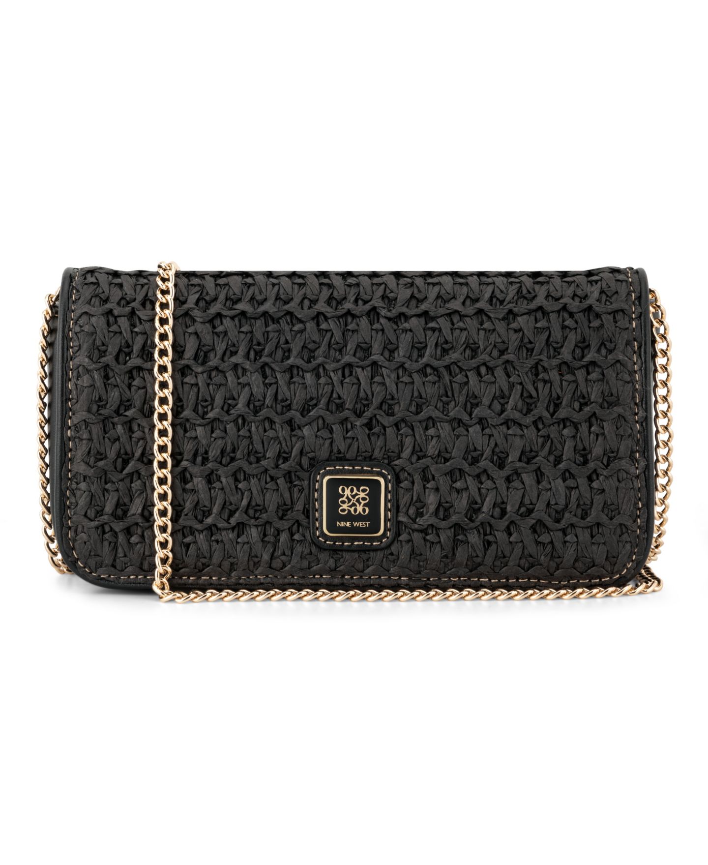 Женская сумка Nine West Nefi Phone Chain Crossbody, цвет: Чёрный — фото 1