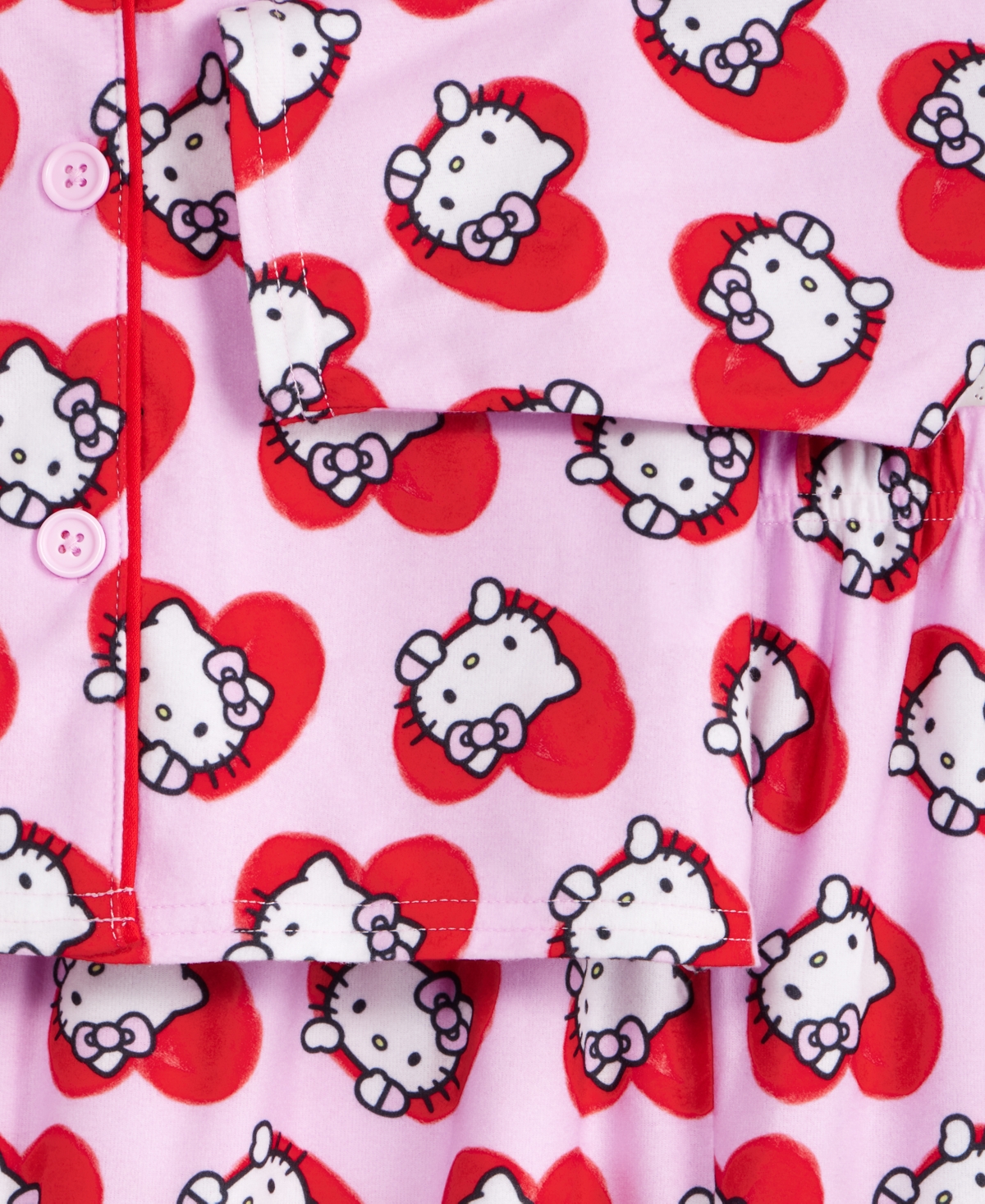 Hello Kitty Girls' 4-10 Two-Piece Pajama Set