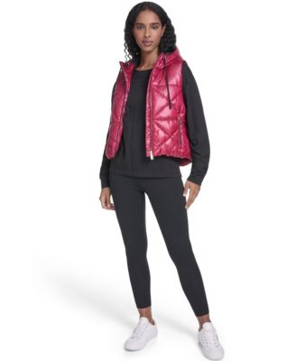 Women's Performance Diamond Quilt Hooded Puffer Vest