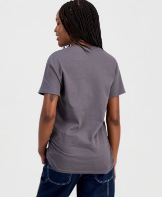 Juniors' Snoopy Graphic-Print Cotton T-Shirt