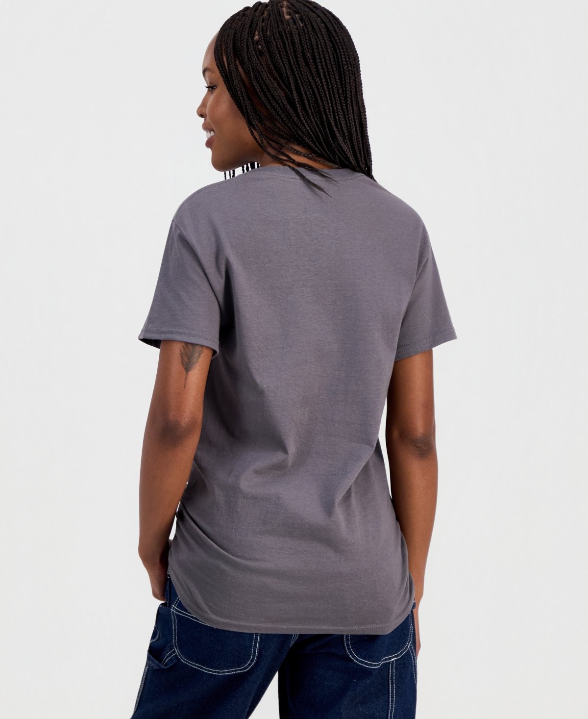 Peanuts Juniors' Snoopy Graphic-Print Cotton T-Shirt