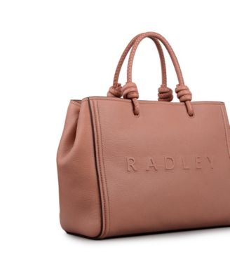 Ridgeway Gardens Small Leather Ziptop Crossbody Grab Bag