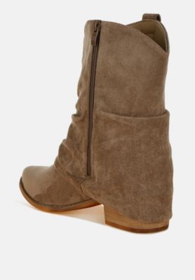 Womens Bronco Slouchy Calf Boots