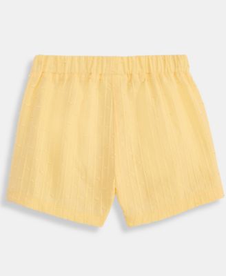 Baby Girls Mix and Match Clip-Dot Cotton Shorts