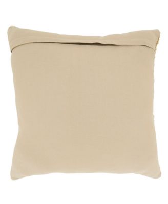 Banded Down Filled Decorative Pillow, 20" x 20"