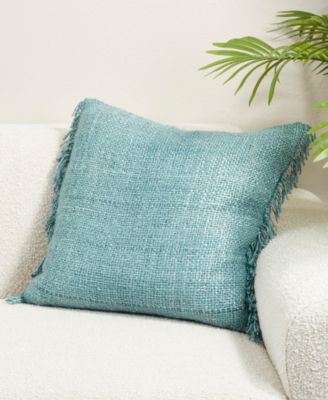 Fringe Down Filled Decorative Pillow, 20" x 20"