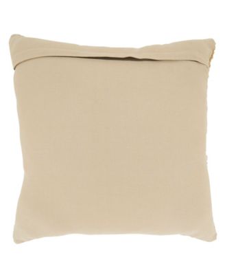 Banded Poly Filled Decorative Pillow, 20" x 20"