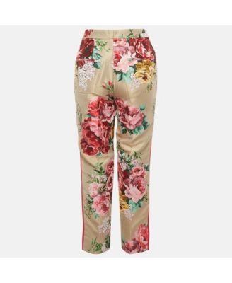 Women's Floral Jacquard Tailored Pants