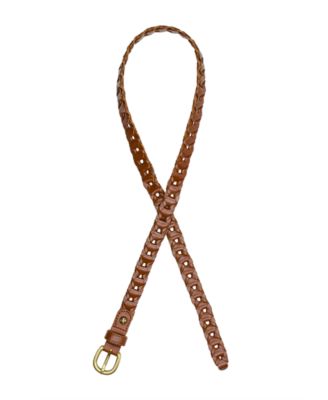 Women's Atina Chain-Link Leather Belt