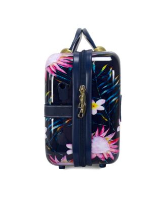 Chariot Paradise Bloom Hardside Cosmetic Case With Shoulder Strap For Women