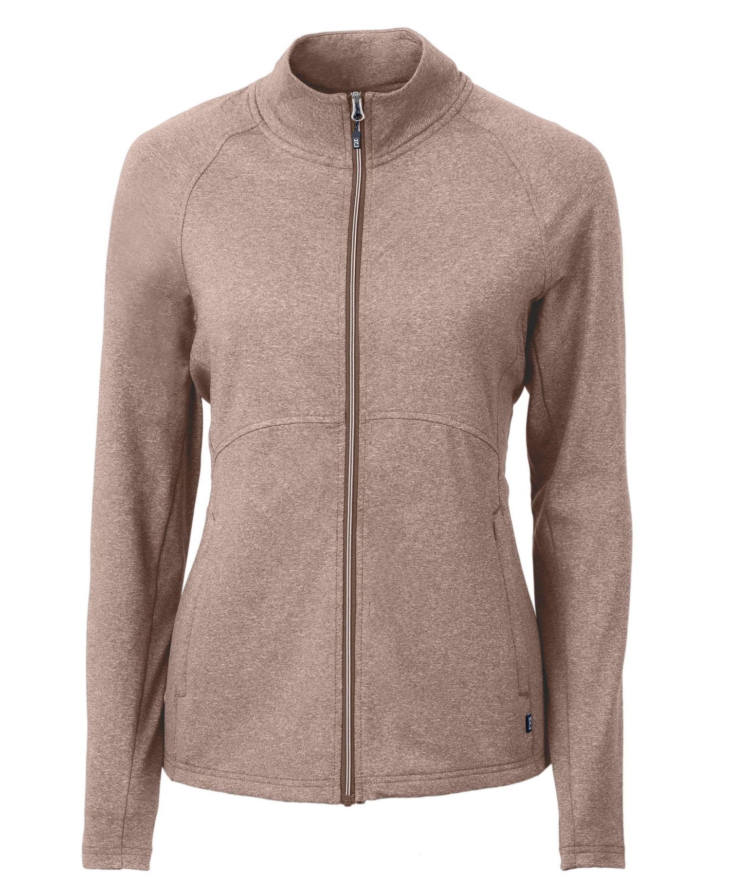 Women's Cutter and Buck Adapt Eco Knit Heather Recycled Full Zip
