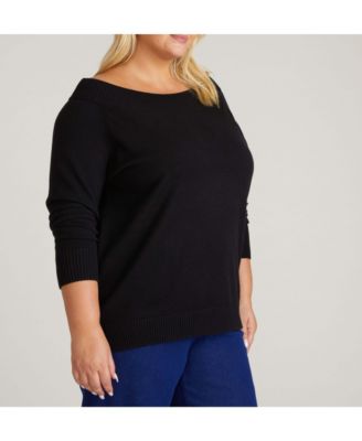 Plus Size Noomi Cold Shoulder Sweater