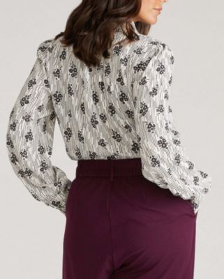 Plus Size Endora Stretch Cupro Blouse