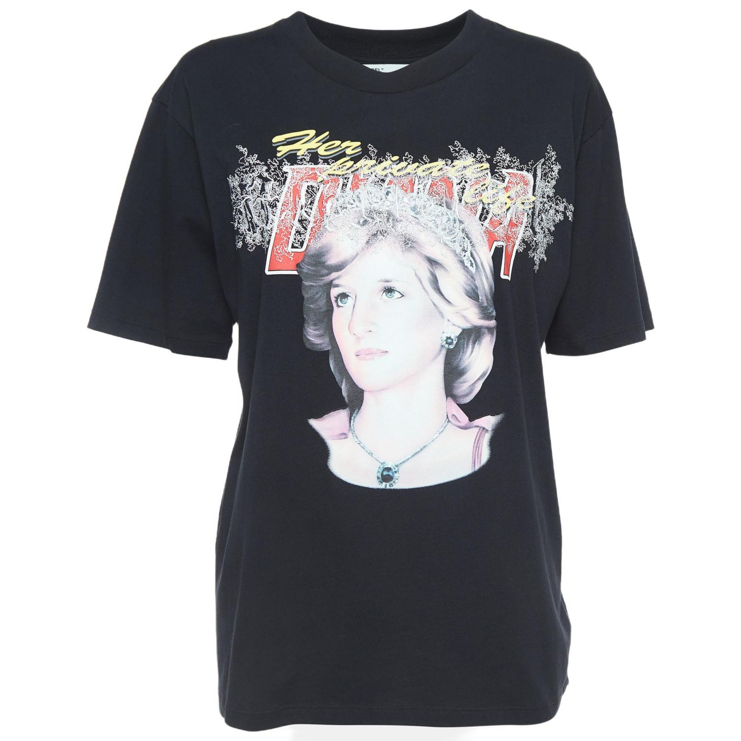 Women's Retro Print Cotton Half Sleeve T-Shirt