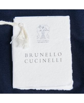 Men's Blue Jersey Crewneck T-Shirt