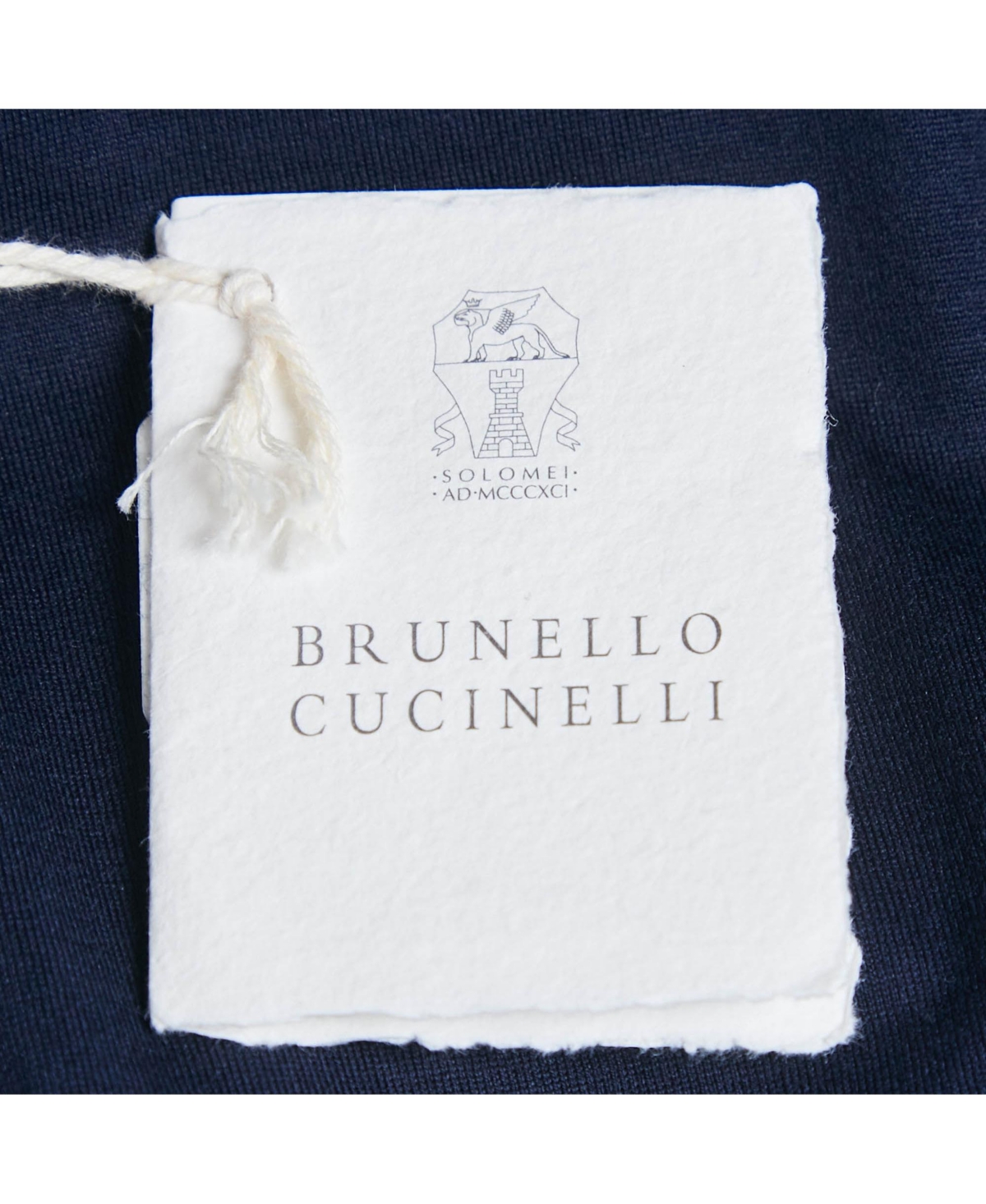 Pre-Owned Brunello Cucinelli Men's Blue Jersey Crewneck T-Shirt